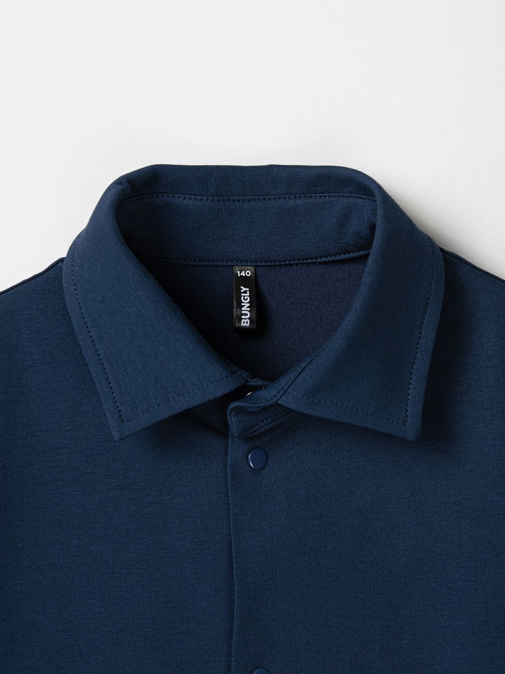 Рубашка трикотажная "Синяя" на кнопках 7+