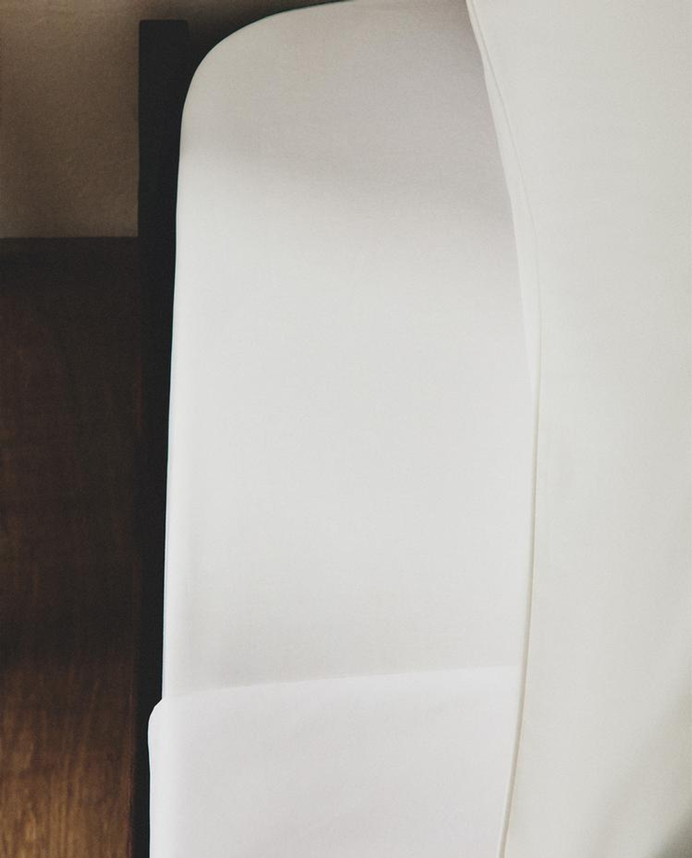 ZARA HOME (300 НИТЕЙ) НАТЯЖНАЯ ПРОСТЫНЯ ИЗ ХЛОПКА, БЕЛЫЙ