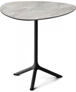 Стол ламинированный обеденный складной Scab Design Tripe Folding, черный, каменный