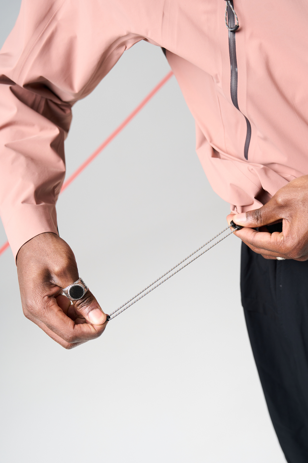 Куртка Nothomme Blue Monte Jingxing Waterproof Windbreaker "Dusty Pink"