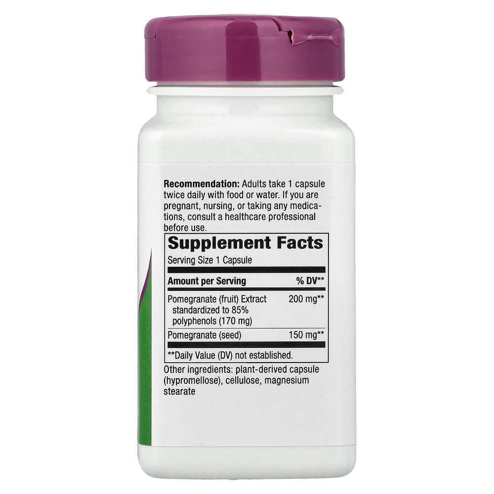 Nature's Way, гранат, 60 веганских капсул
