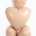 Ag Шар Сердце 18'' / 46 см, Мистик Тон сатин (БГ-15)