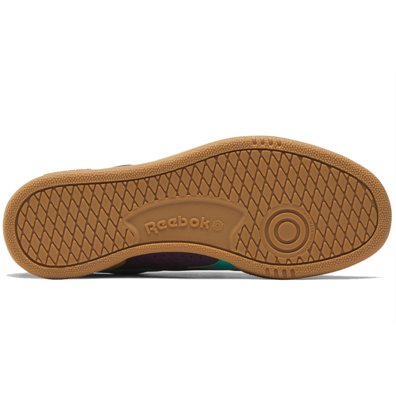 Reebok CLUB C ПЛОЩАДКАМИ В Великобритании Кроссовки для скейтбординга Низкие Бургундские университеты