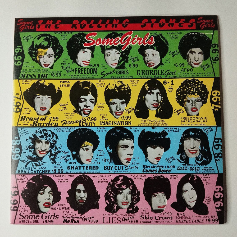 Винтажная виниловая пластинка LP The Rolling Stones Some Girls (Japan 1978) (No Obi) When The Whip Comes Down