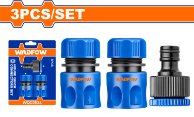 Набор быстроразъемных соединений для шлангов из 3 шт.