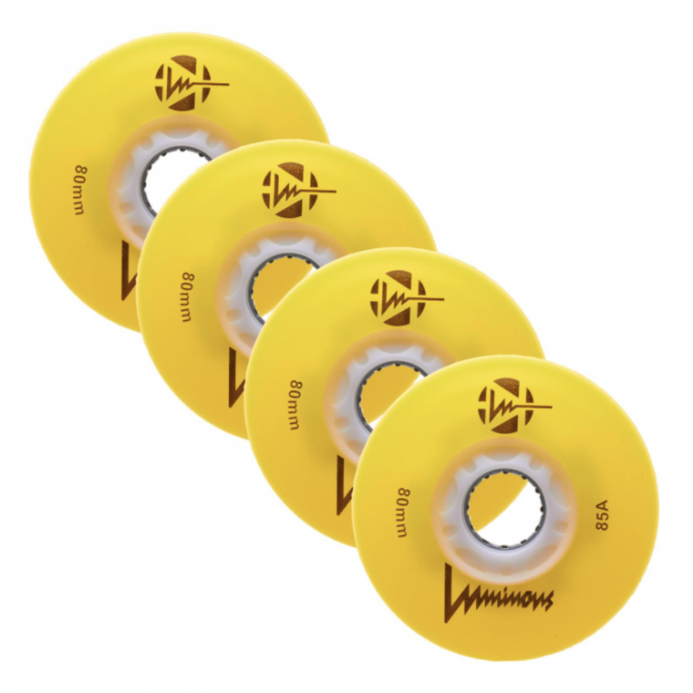 Колеса LUMINOUS 80MM (YELLOW/WHITE)