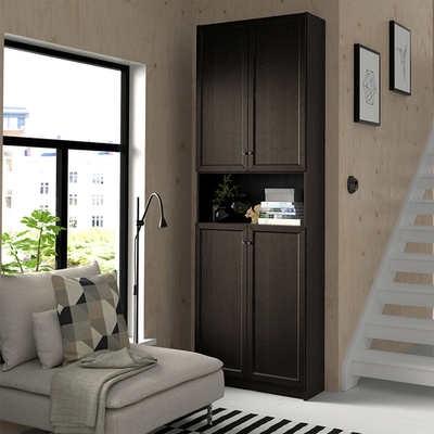 Стеллаж Билли 22 Венге Цаво 3354 80*30*237 см, шоколадный   Фиеста