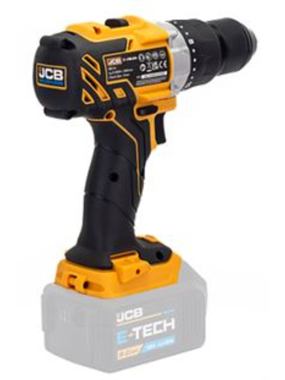 Дрель-шуруповерт аккумуляторная 18V, max 65Nm, без аккумулятора JCB JCB-18BLDD-B-E