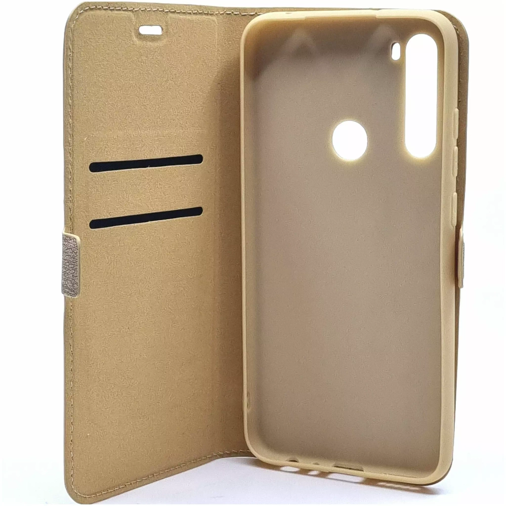 Чехол с флипом для Xiaomi Redmi Note 8 DF xiFlip-51 (gold)