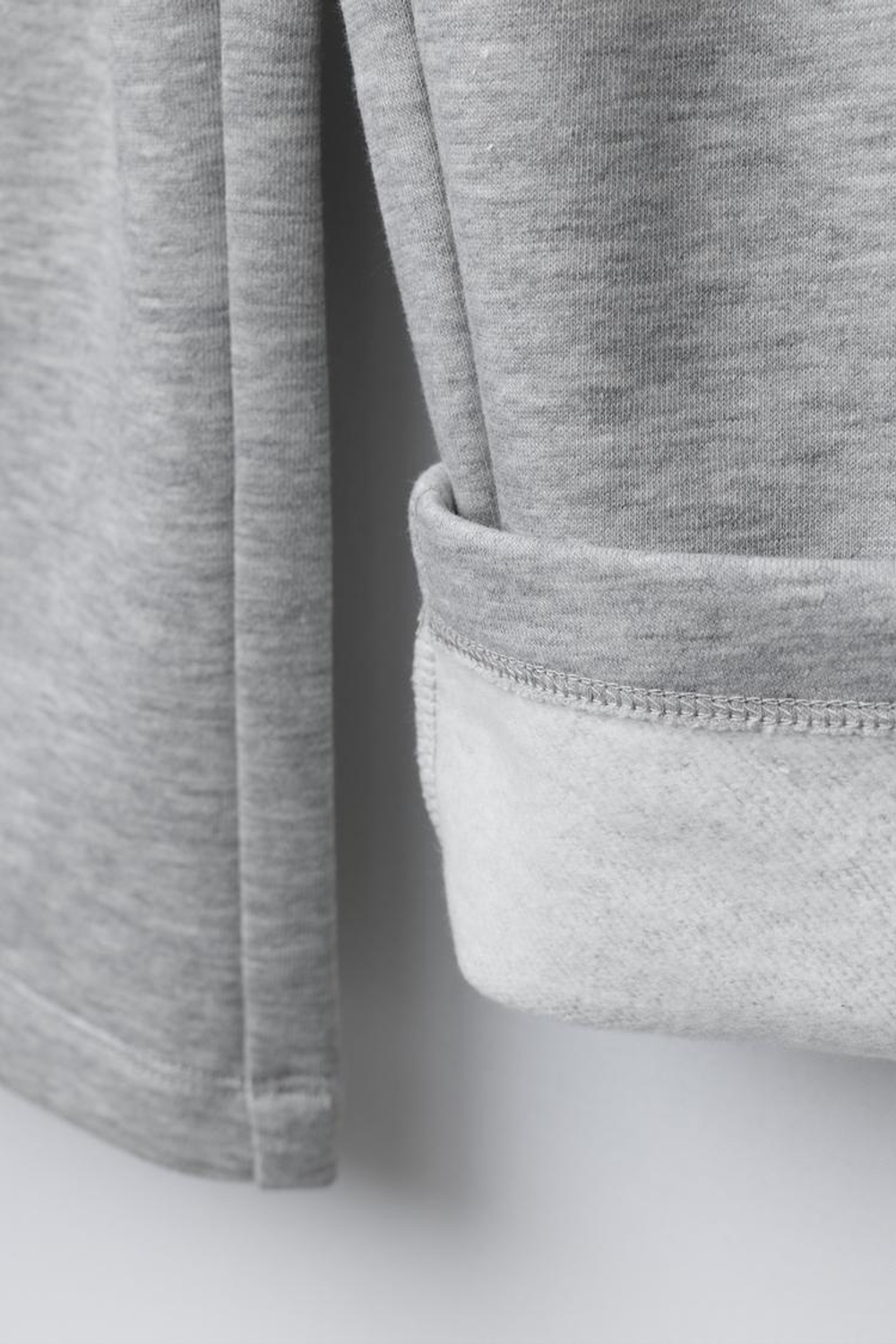 ZARA БРЮКИ WIDE LEG ИЗ МЯГКОЙ ТКАНИ, СЕРЫЙ МЕЛАНЖ