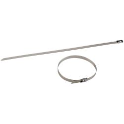 Кабельная стяжка (хомут) стальная AISI 304 ЭРА NO-225-253 7.9 x 250 мм 10 шт | Кабельные стяжки (хомуты) стальные