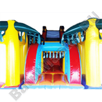 Надувная полоса препятствий "Супер - джунгли"