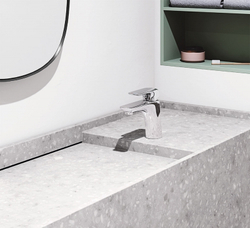 Смеситель для раковины Kludi Ameo XL 410260575 Хром без донного клапана