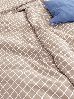 Постельное белье поплин Сказка "Анна" 2-спальное Наволочка 70х70 см 2 шт Простынь 240x215 см Пододеяльник 175x215 см