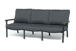 "Крокус" лаунж-зона 5-местная из алюминия, цвет темно-серый