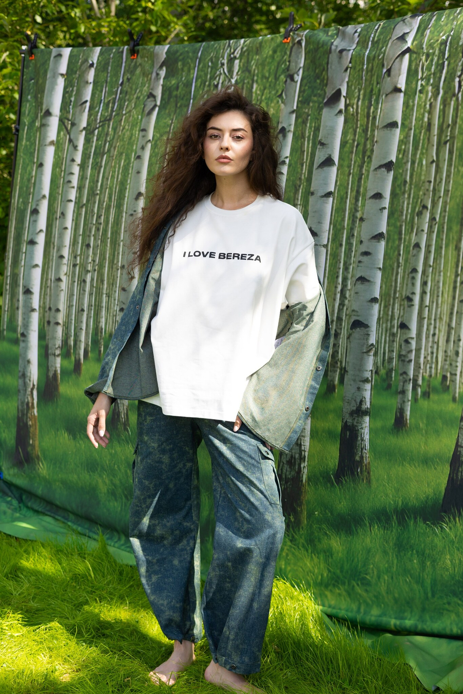T-Shirt I Love Bereza (White)
