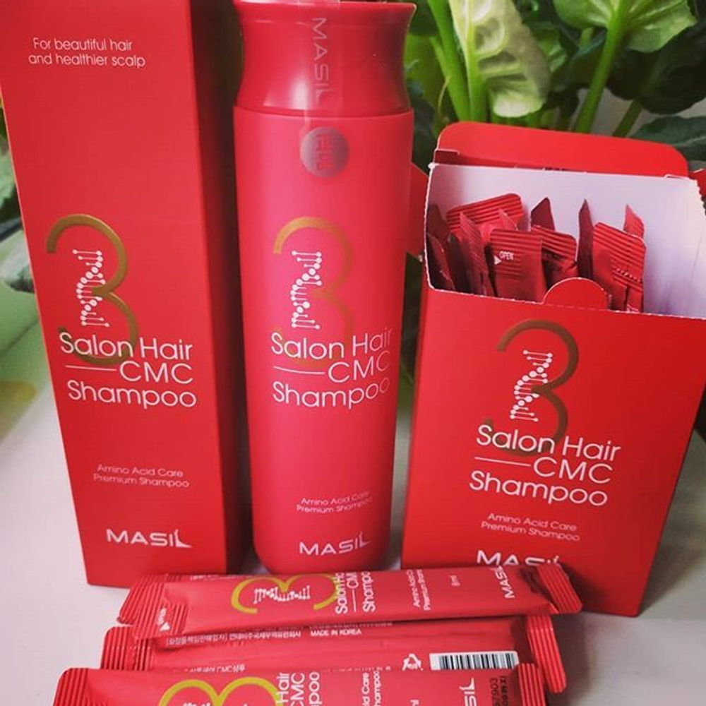 MASIL 3 salon hair cmc shampoo - Шампунь с аминокислотами для волос (3 шт)