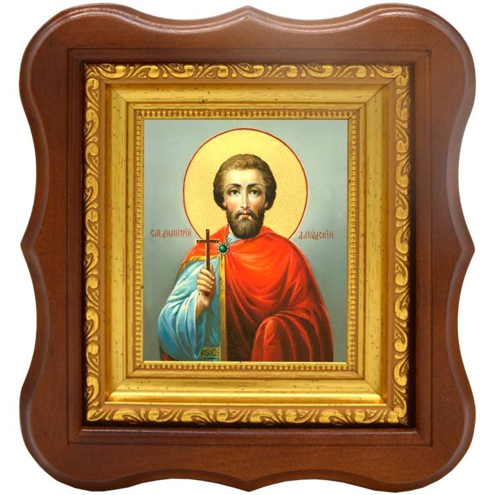 Димитрий Дабудский мученик. Икона на холсте.