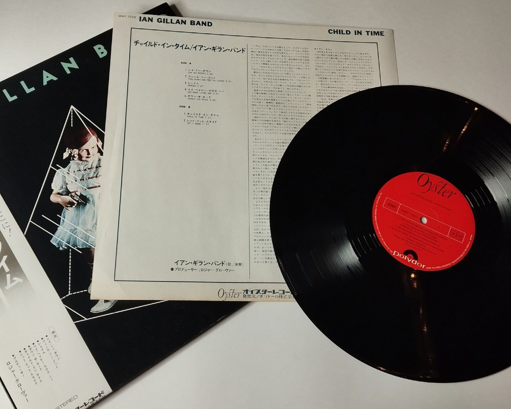 Винтажная виниловая пластинка LP Ian Gillan Band Child In Time (Japan 1976) (Obi) Down The Road