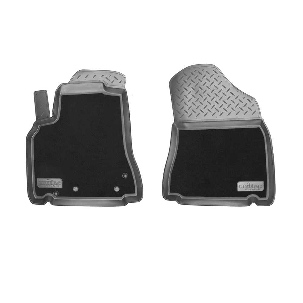 Ковры в салон Norplast/Unidec для Citroen Berlingo II в кузове B9 (2008-), Черный, арт.NPL-Po-64-57-1-CM