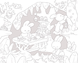 [Vol.4] Rabbit's Fairy Tale Fantasy. Coloring Book