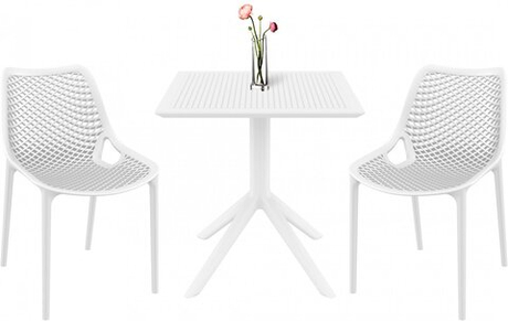 Комплект пластиковой мебели Siesta Contract Sky 70 Air, белый