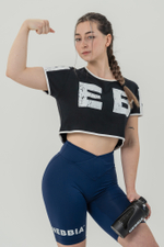 ФУТБОЛКА OVERSIZED CROP TOP GAME ON 610 ЧЕРНАЯ