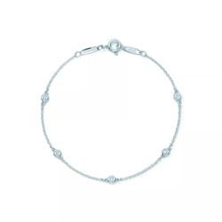 Браслет из серебра с бриллиантами по окружности 💎Tiffany. Yard 0.25ct. В наличии