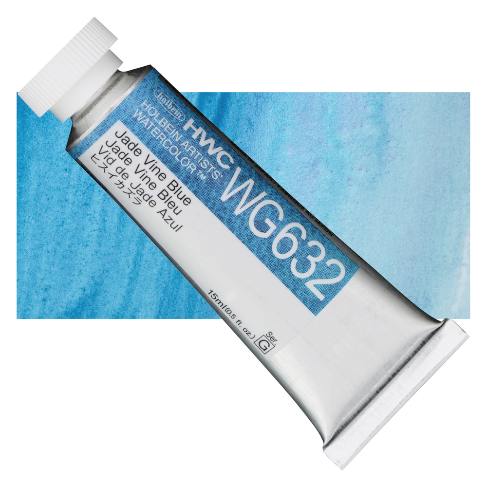 Акварель Holbein 15 мл. WG632 Jade Vine Blue
