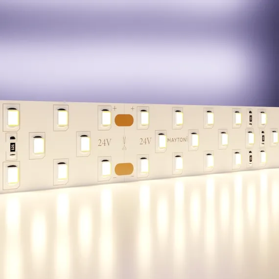 Светодиодная лента 24В 2835 27Вт/м 3000K 5м IP20 19мм Led Strip 20031