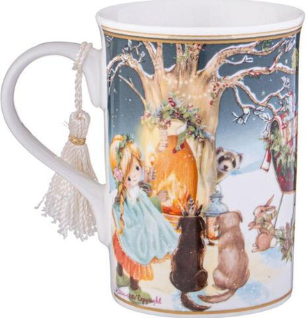 Кружка Lefard Christmas 320мл Ангел, фарфор