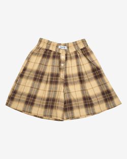 Шорты Plaid Boxer бежевые