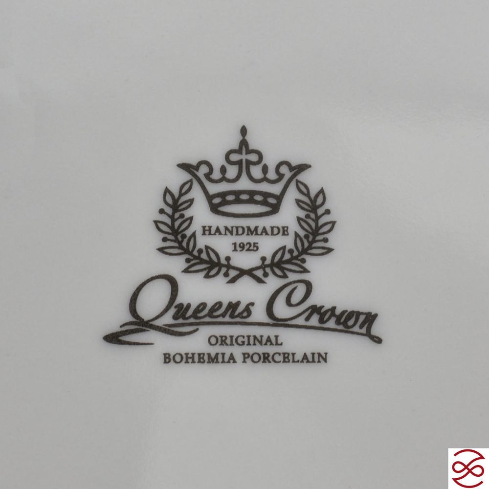 Блюдо круглое Queen's Crown Лист бежевый 30 см
