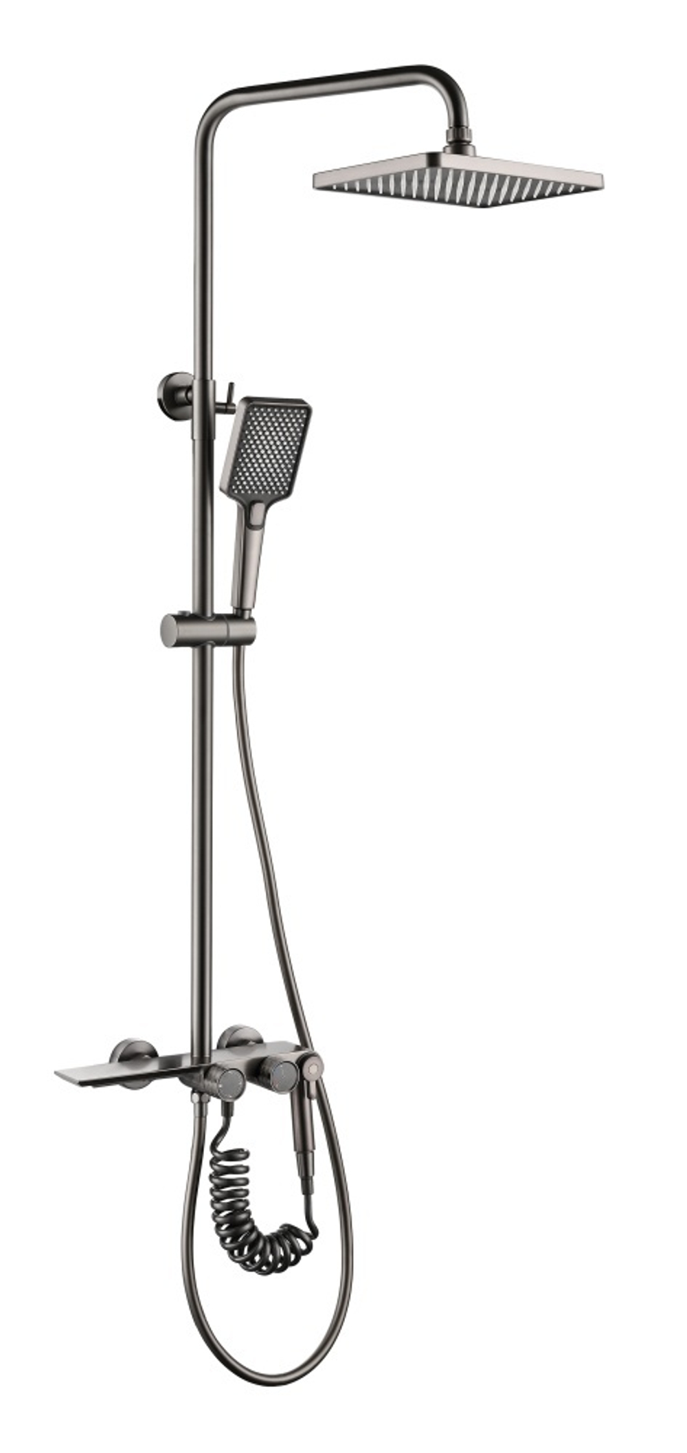 323562-G Душевая система, водопад (ГРАФИТ) ViEiR (5/1шт)