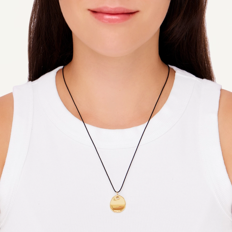 Колье Свободный Изгиб – Золото