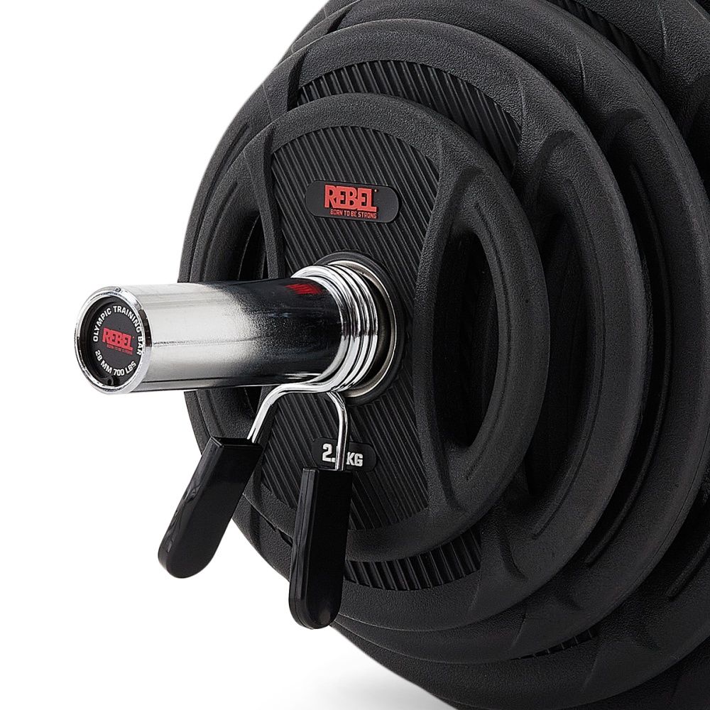 Замок пружинный с прямыми обрезиненными лапками 51 мм