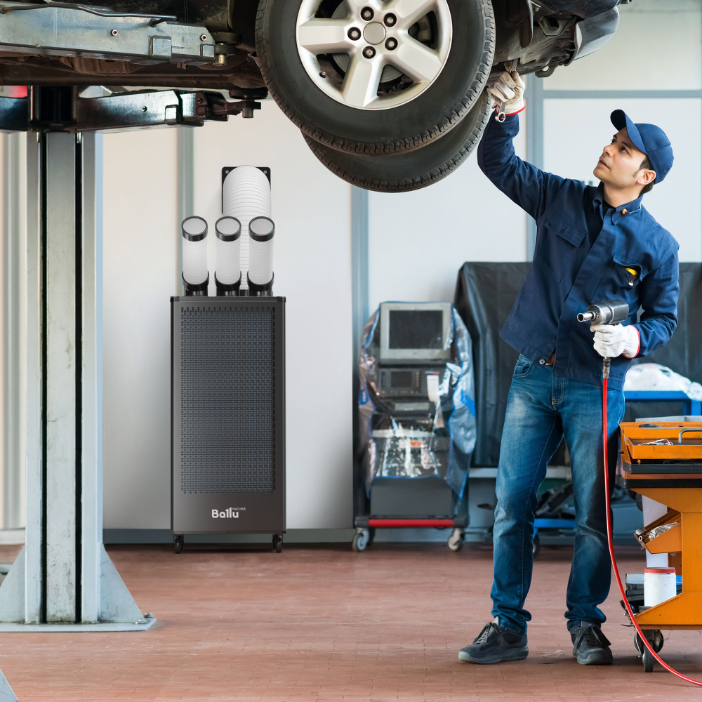 Кондиционер промышленный мобильный BALLU BGK9 с комплектом воздухоотводов