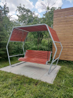 Садово-парковые качели «Грани Вуд»