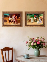 Картина на стену интерьерная на холсте "Дети"