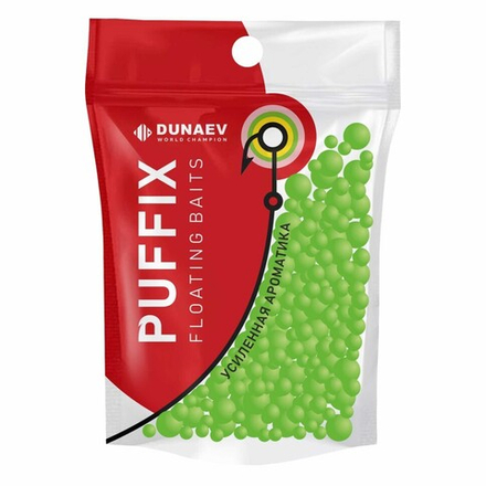Пуффы DUNAEV 4-6мм, зеленые анис