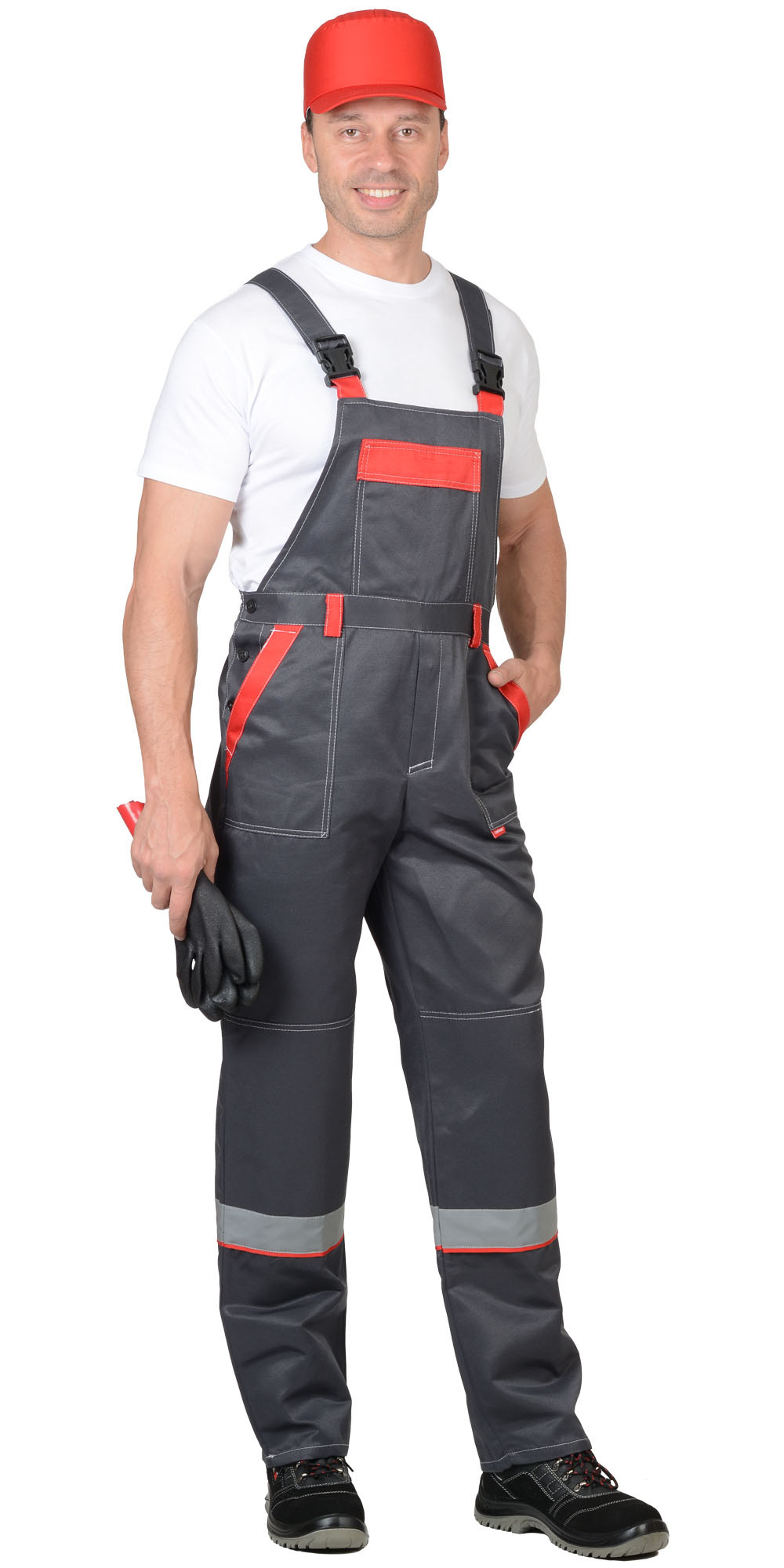 Костюм "Nerss-ИСМАТ" куртка, п/к т.серый со св. серым