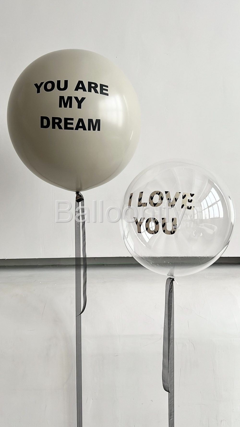 Набор из двух шаров "You are my dream + I love you"