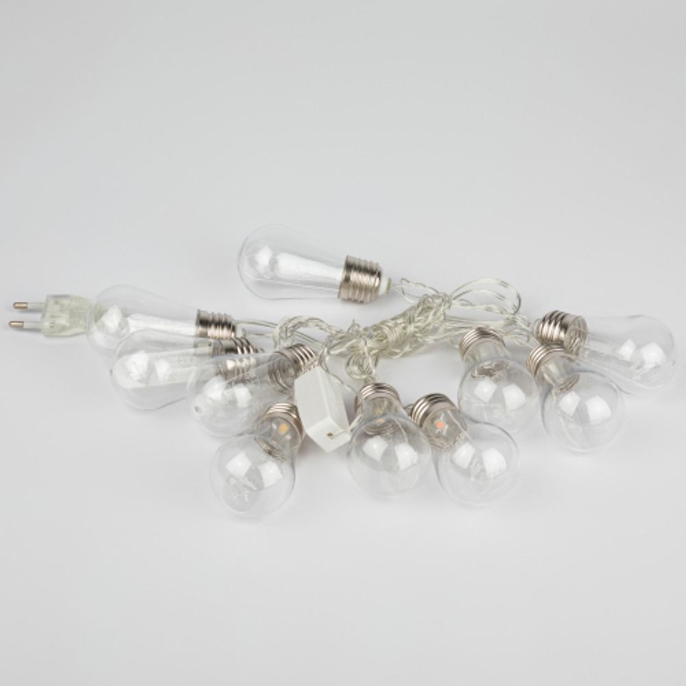 Светодиодная новогодняя гирлянда ЭРА ENIN-16M нить С Новым Годом мультиколор 3 м 10 led IP20