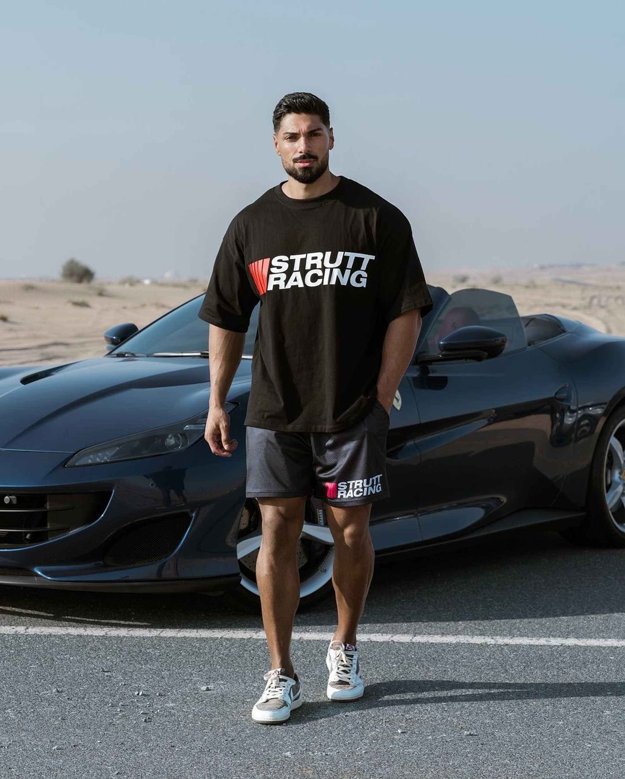 Футболка STRUTT Racer Oversized Black