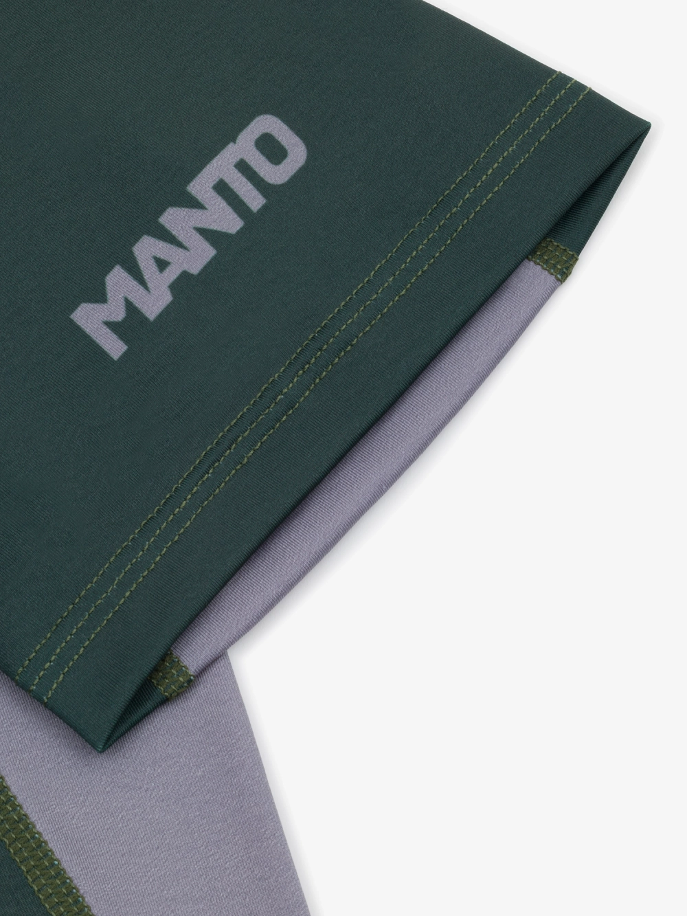 Рашгард MANTO LOGO DUAL - зеленый