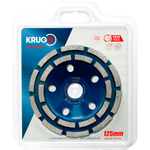 Чашка алмазная двухрядная KRUGO MASTER 125x22,23x5mm, 81111250289