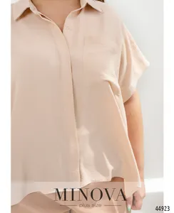 Рубашка 4140Б-пудровый Minova