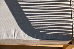 "Канны" лаунж-зона 4-местная из роупа со столиком "Канны" цвета "дуб", основание дуб, роуп бежевый