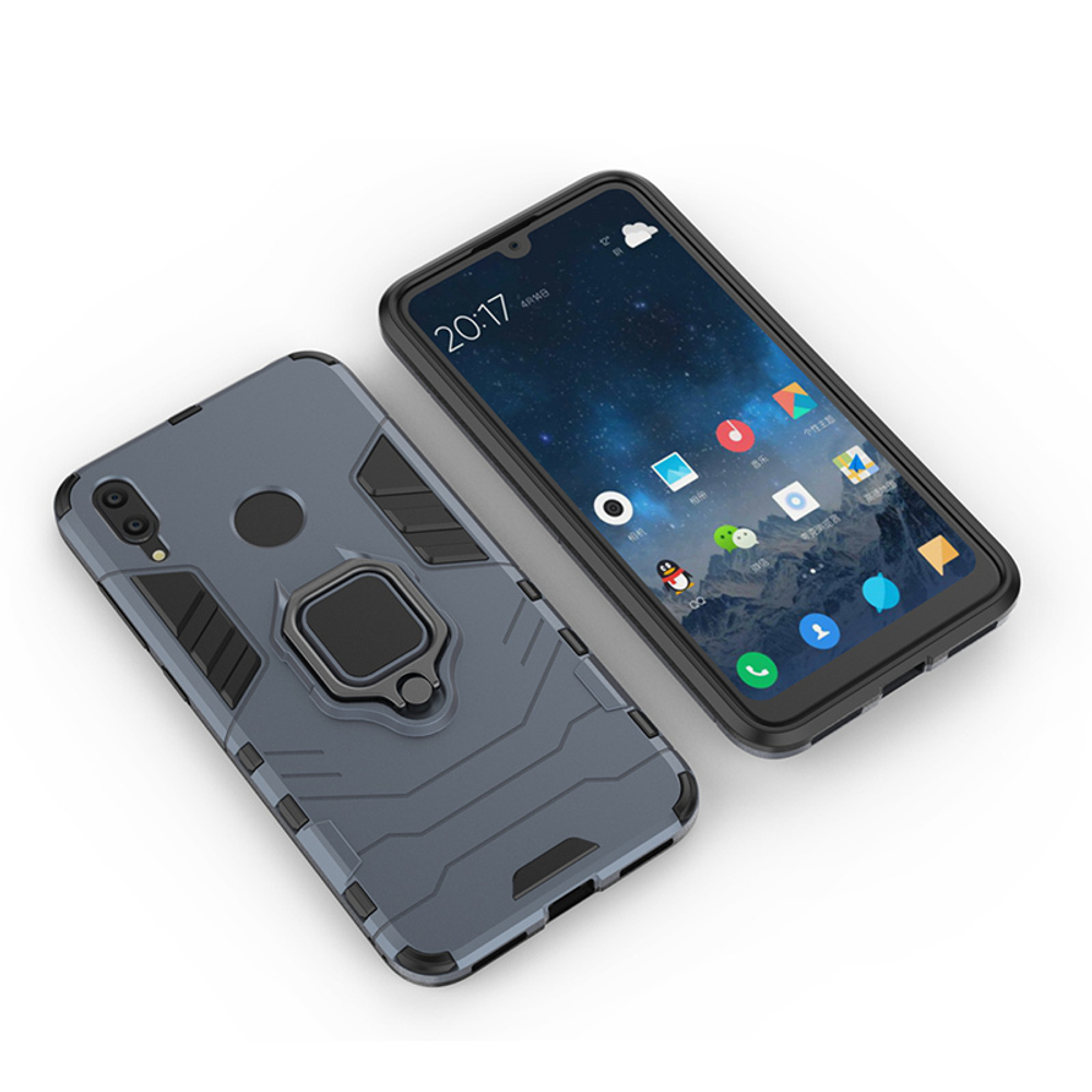 Противоударный чехол с кольцом Panther Case для Huawei Y7 (2019)