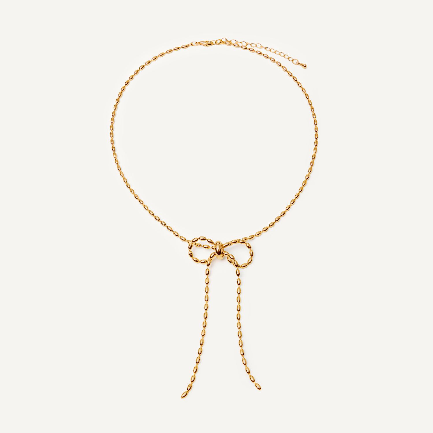 Колье Precious Bow Necklace - Gold